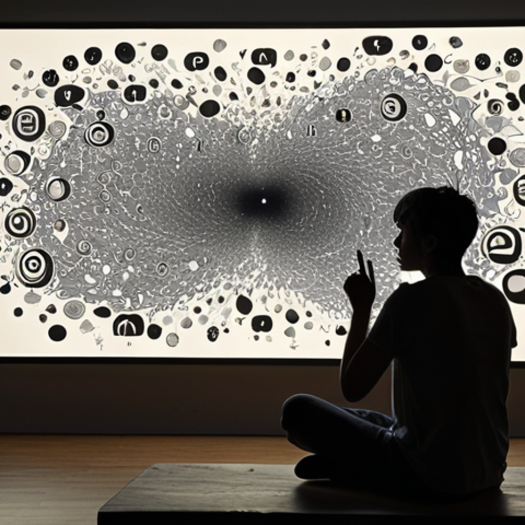**Prompt 1 (Focus on Navigating Initial Feedback):**
    A lone artist sits contemplatively before a glowing digital canvas displaying their unique character design. Around them, a chaotic swirl of indistinct, shadowy words and thought bubbles represents overwhelming, noisy feedback. However, the artist holds a subtle 'filter' or 'magnifying glass', through which only a few specific, illuminated words (constructive criticism) are visible, pointing clearly to areas on the character. The atmosphere is a mix of initial vulnerability and emerging discernment, with a subtle aura of resilience around the artist. Stylized, low-key lighting, emphasizing clarity amidst chaos.