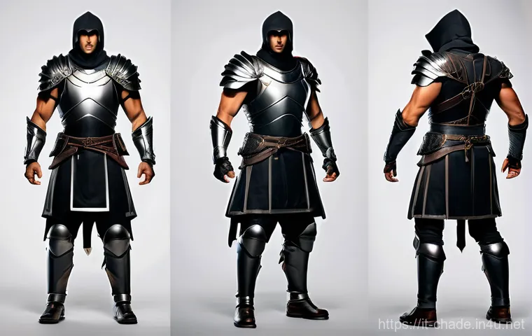 캐릭터 디자인 작업 속도 높이는 팁 - A focused female character designer, in her late 20s, with short, stylish hair, seated at a bright, ...