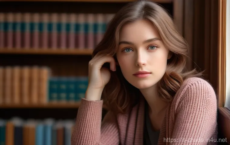 캐릭터 디자인의 디테일 완성 팁 - Prompt 1: The Pensive Librarian**