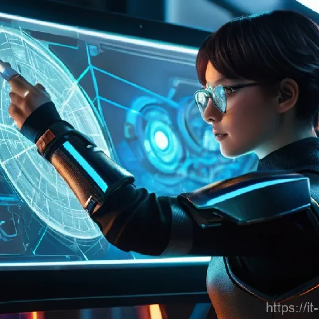 캐릭터 디자인의 시장 성장 가능성 - **Prompt:** A young, focused female character designer, with a stylish bob haircut and glasses, is w...