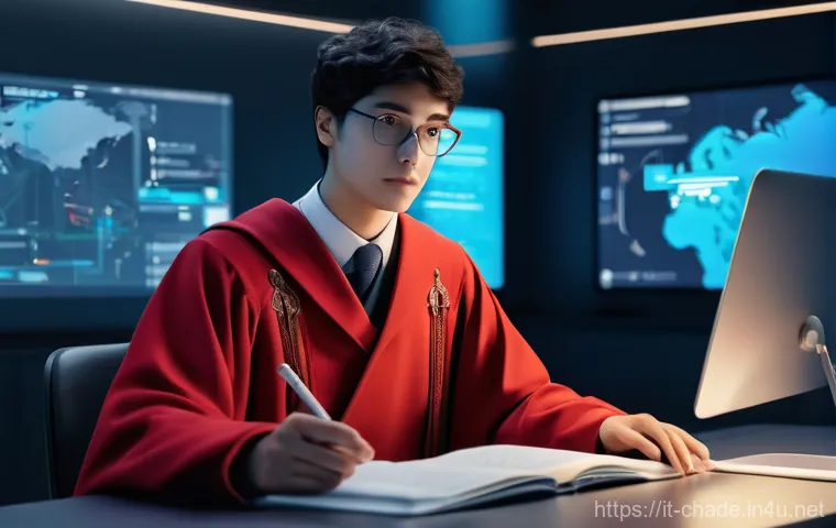 캐릭터 디자인과 교육학적 접근 - **Gamified Learning Environment - "The Knowledge Quest"**
    "An energetic scene inside a futuristi...