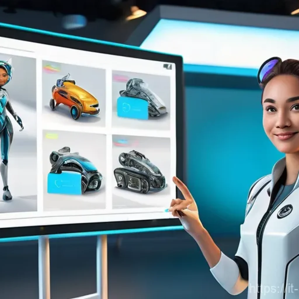 캐릭터 디자인 프리랜서의 고객 유치법 - **Prompt 1: The Visionary Character Designer's Showcase**
    A confident and dynamic female charact...