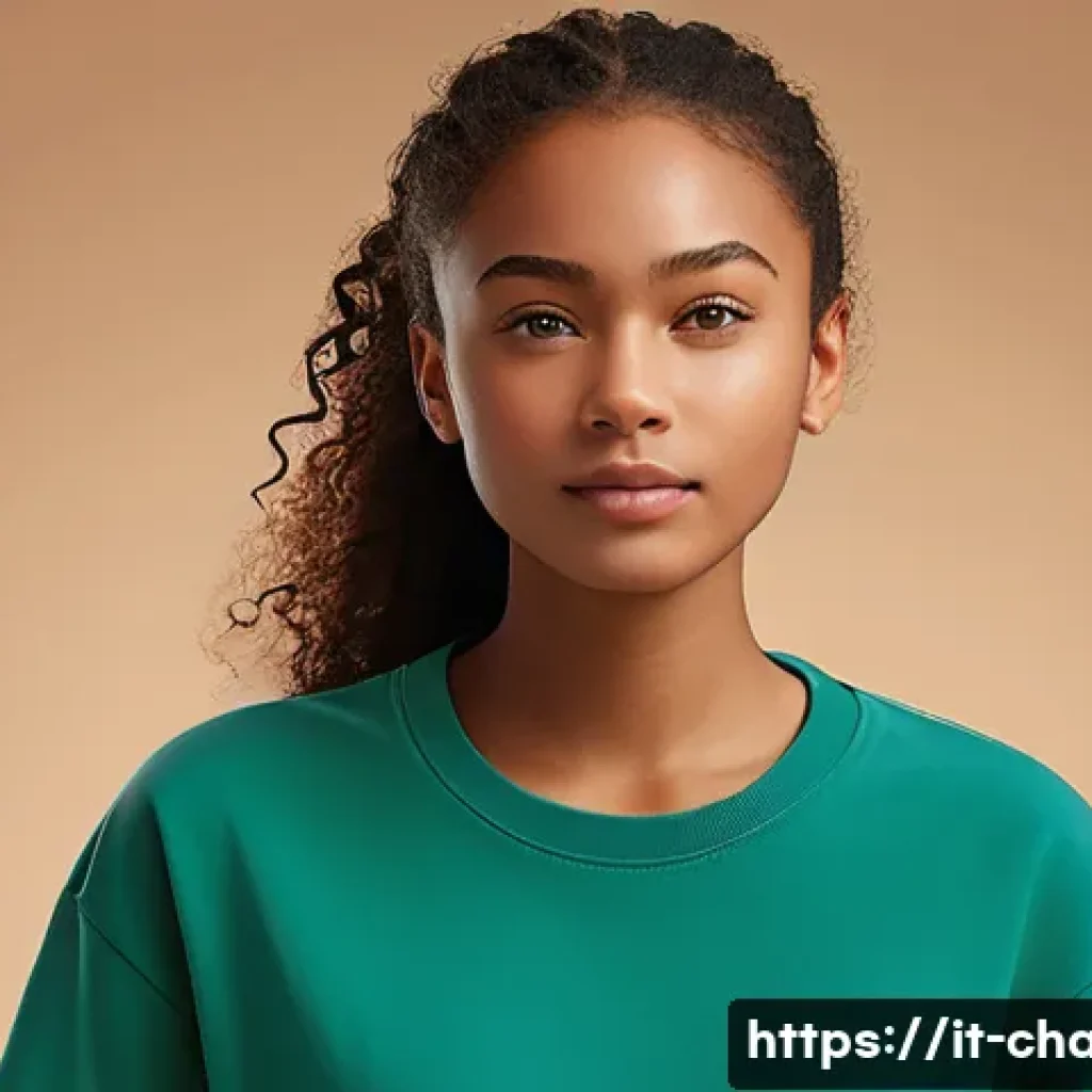 캐릭터 디자인 실습 강의 추천 - A confident and dynamic young female character wearing casual modern clothing with subtle hints of v...