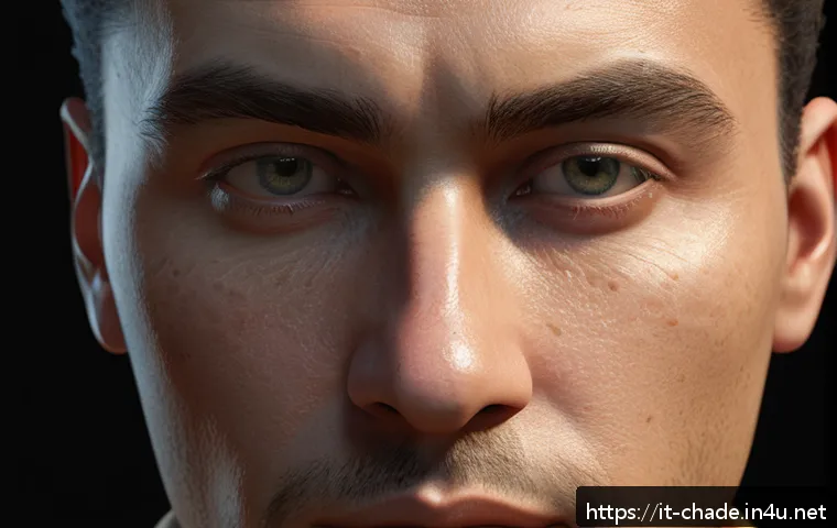 캐릭터 디자인의 글로벌 트렌드 - A highly detailed digital character portrait showcasing realistic Physically Based Rendering (PBR) t...