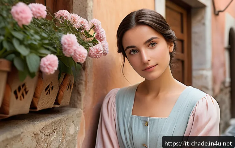 캐릭터 디자인 관련 논문 및 자료 - A shy Italian female character in her early 20s, wearing modest pastel-colored clothing inspired by ...