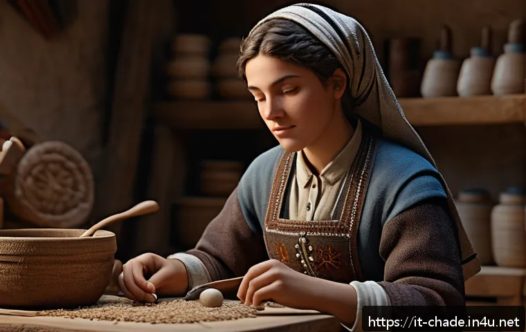 캐릭터 디자인 업계의 주요 기술적 도전 - A highly detailed 3D character model of a young Italian female artisan in traditional regional cloth...