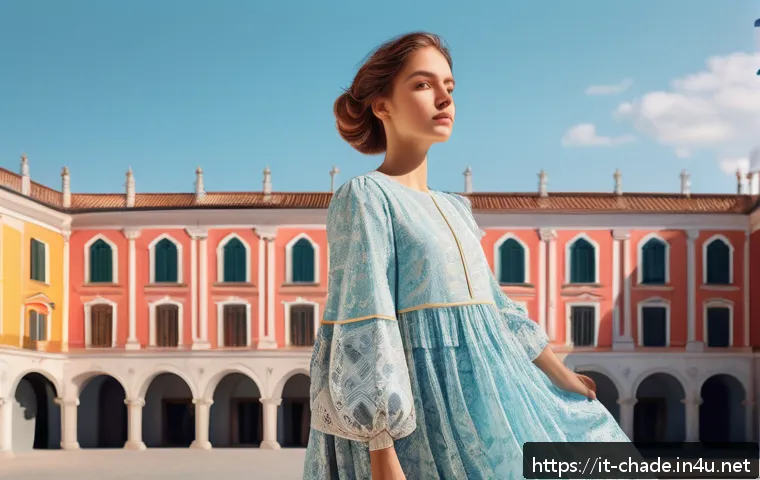 캐릭터 디자인 관련 국제 협업 프로젝트 - A vibrant character design blending traditional Italian Renaissance clothing with contemporary Scand...